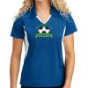 Sport Tek Women's Side Blocked Micropique Sport Wick ® Polo Thumbnail