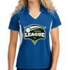 Sport Tek Women's Side Blocked Micropique Sport Wick ® Polo Thumbnail