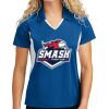 Sport Tek Women's Side Blocked Micropique Sport Wick ® Polo Thumbnail