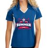 Sport Tek Women's Side Blocked Micropique Sport Wick ® Polo Thumbnail