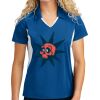 Sport Tek Women's Side Blocked Micropique Sport Wick ® Polo Thumbnail