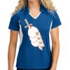 Sport Tek Women's Side Blocked Micropique Sport Wick ® Polo Thumbnail