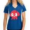 Sport Tek Women's Side Blocked Micropique Sport Wick ® Polo Thumbnail