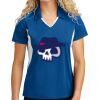 Sport Tek Women's Side Blocked Micropique Sport Wick ® Polo Thumbnail