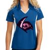 Sport Tek Women's Side Blocked Micropique Sport Wick ® Polo Thumbnail