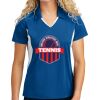 Sport Tek Women's Side Blocked Micropique Sport Wick ® Polo Thumbnail