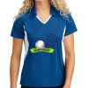 Sport Tek Women's Side Blocked Micropique Sport Wick ® Polo Thumbnail