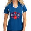 Sport Tek Women's Side Blocked Micropique Sport Wick ® Polo Thumbnail