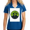 Sport Tek Women's Side Blocked Micropique Sport Wick ® Polo Thumbnail