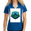 Sport Tek Women's Side Blocked Micropique Sport Wick ® Polo Thumbnail