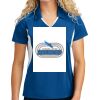 Sport Tek Women's Side Blocked Micropique Sport Wick ® Polo Thumbnail