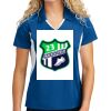Sport Tek Women's Side Blocked Micropique Sport Wick ® Polo Thumbnail