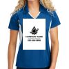 Sport Tek Women's Side Blocked Micropique Sport Wick ® Polo Thumbnail