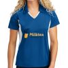 Sport Tek Women's Side Blocked Micropique Sport Wick ® Polo Thumbnail