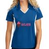 Sport Tek Women's Side Blocked Micropique Sport Wick ® Polo Thumbnail
