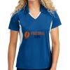 Sport Tek Women's Side Blocked Micropique Sport Wick ® Polo Thumbnail