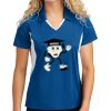 Sport Tek Women's Side Blocked Micropique Sport Wick ® Polo Thumbnail