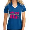 Sport Tek Women's Side Blocked Micropique Sport Wick ® Polo Thumbnail