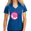 Sport Tek Women's Side Blocked Micropique Sport Wick ® Polo Thumbnail
