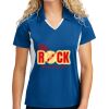 Sport Tek Women's Side Blocked Micropique Sport Wick ® Polo Thumbnail