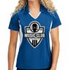 Sport Tek Women's Side Blocked Micropique Sport Wick ® Polo Thumbnail