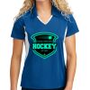 Sport Tek Women's Side Blocked Micropique Sport Wick ® Polo Thumbnail