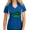 Sport Tek Women's Side Blocked Micropique Sport Wick ® Polo Thumbnail