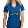 Sport Tek Women's Side Blocked Micropique Sport Wick ® Polo Thumbnail