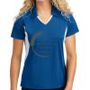 Sport Tek Women's Side Blocked Micropique Sport Wick ® Polo Thumbnail