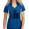 Sport Tek Women's Side Blocked Micropique Sport Wick ® Polo Thumbnail