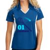Sport Tek Women's Side Blocked Micropique Sport Wick ® Polo Thumbnail