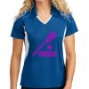 Sport Tek Women's Side Blocked Micropique Sport Wick ® Polo Thumbnail