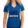 Sport Tek Women's Side Blocked Micropique Sport Wick ® Polo Thumbnail