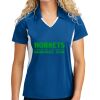 Sport Tek Women's Side Blocked Micropique Sport Wick ® Polo Thumbnail