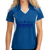 Sport Tek Women's Side Blocked Micropique Sport Wick ® Polo Thumbnail