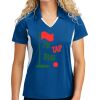 Sport Tek Women's Side Blocked Micropique Sport Wick ® Polo Thumbnail