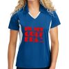 Sport Tek Women's Side Blocked Micropique Sport Wick ® Polo Thumbnail