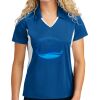 Sport Tek Women's Side Blocked Micropique Sport Wick ® Polo Thumbnail
