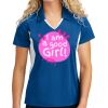 Sport Tek Women's Side Blocked Micropique Sport Wick ® Polo Thumbnail