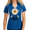 Sport Tek Women's Side Blocked Micropique Sport Wick ® Polo Thumbnail