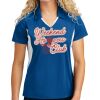 Sport Tek Women's Side Blocked Micropique Sport Wick ® Polo Thumbnail