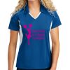 Sport Tek Women's Side Blocked Micropique Sport Wick ® Polo Thumbnail