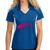 Sport Tek Women's Side Blocked Micropique Sport Wick ® Polo Thumbnail