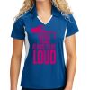 Sport Tek Women's Side Blocked Micropique Sport Wick ® Polo Thumbnail