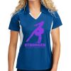 Sport Tek Women's Side Blocked Micropique Sport Wick ® Polo Thumbnail
