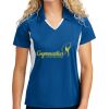 Sport Tek Women's Side Blocked Micropique Sport Wick ® Polo Thumbnail